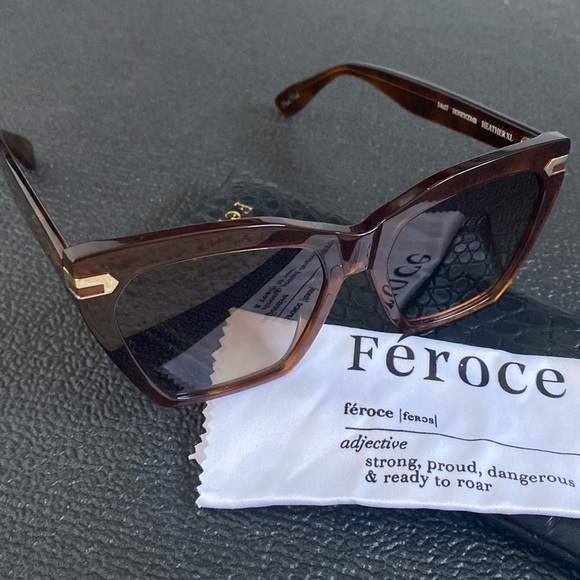 Like new Feroce Heather XL Honeycombe Sunglasses polarized - Picture 2 of 9